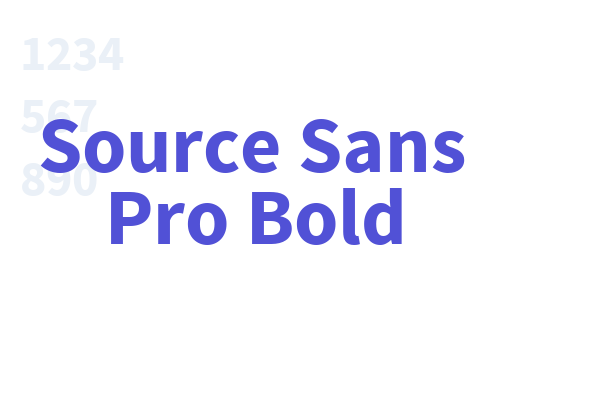 Source Sans Pro Bold