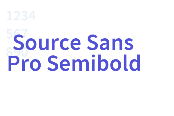 Source Sans Pro Semibold