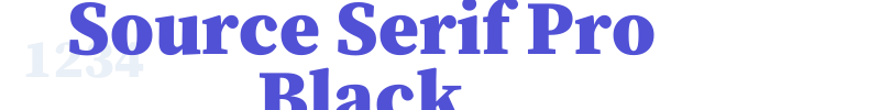 Source Serif Pro Black-font