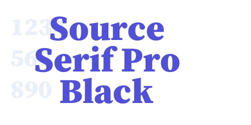 Source Serif Pro Black-font-download