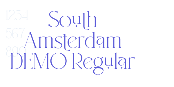 South Amsterdam DEMO Regular font free