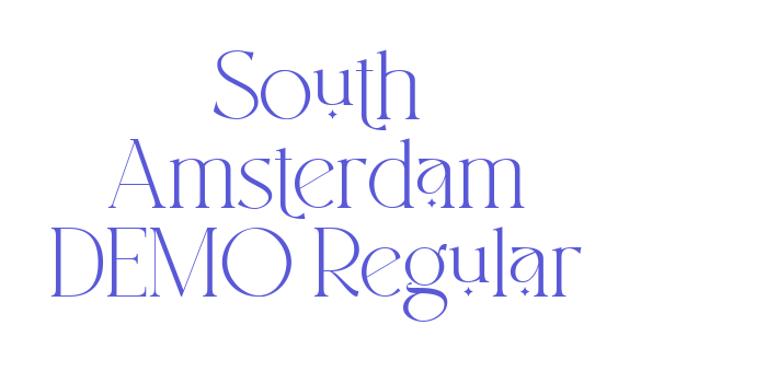 South Amsterdam DEMO Regular Font Download