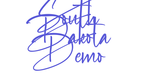 South Dakota Demo Font Download