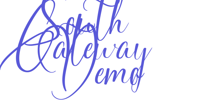 South Gateway Demo Font Download