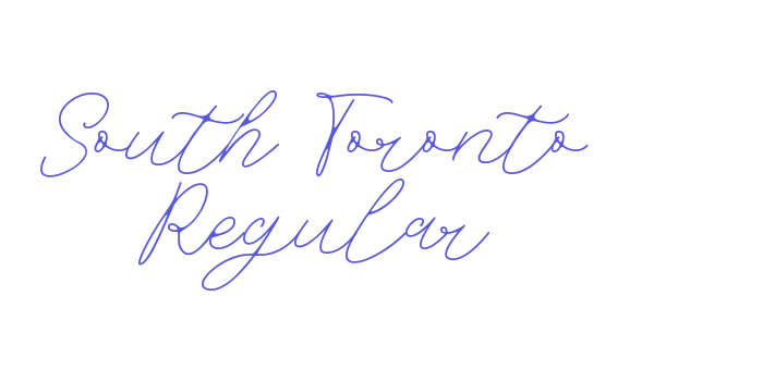 South Toronto Regular Font Download