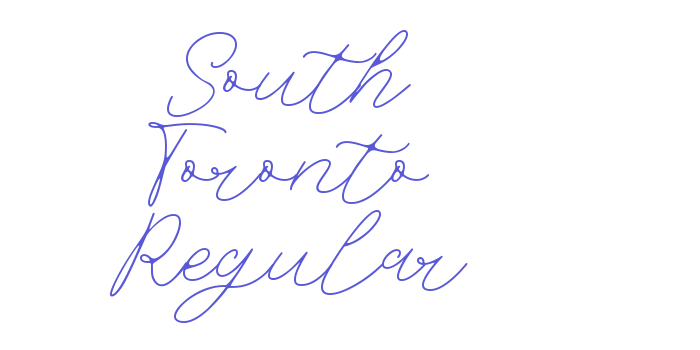 South Toronto Regular Font