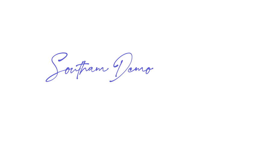 Southam Demo Font