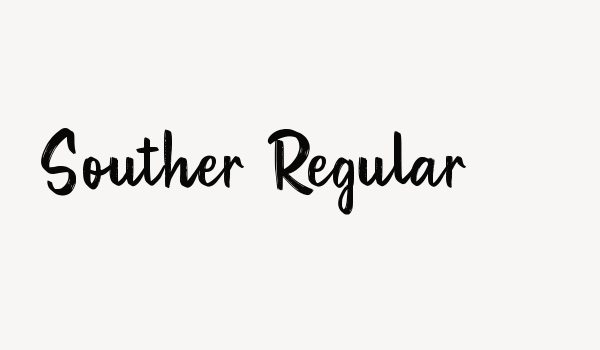 Souther Regular Font