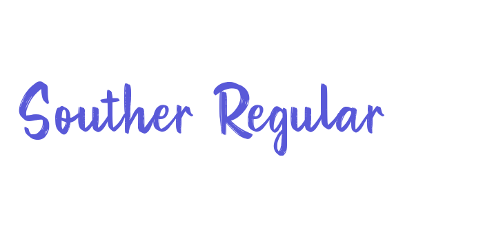 Souther Regular Font