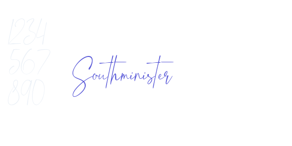 Southminister font free