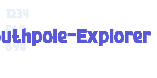 Southpole-Explorer font free