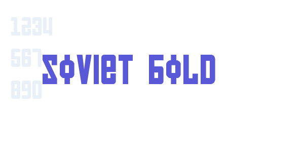 Soviet Bold font