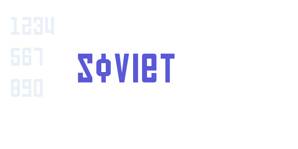 Soviet font