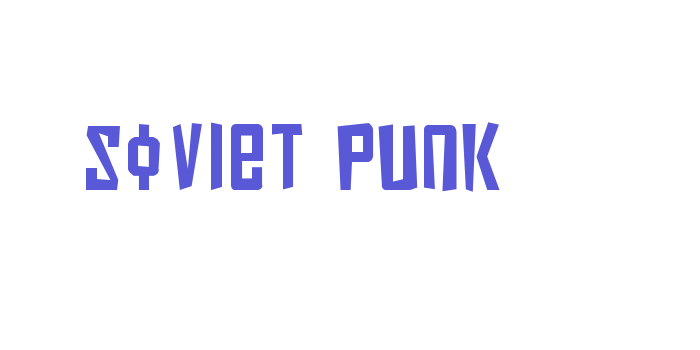 Soviet Punk Font Download