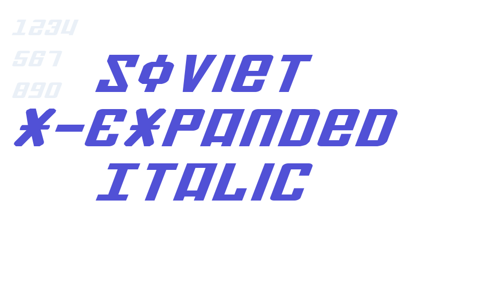 Soviet X-Expanded Italic-font-download