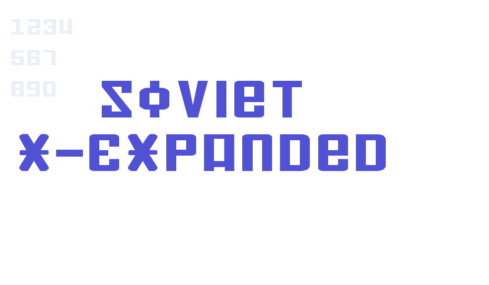 Soviet X-Expanded-font-download