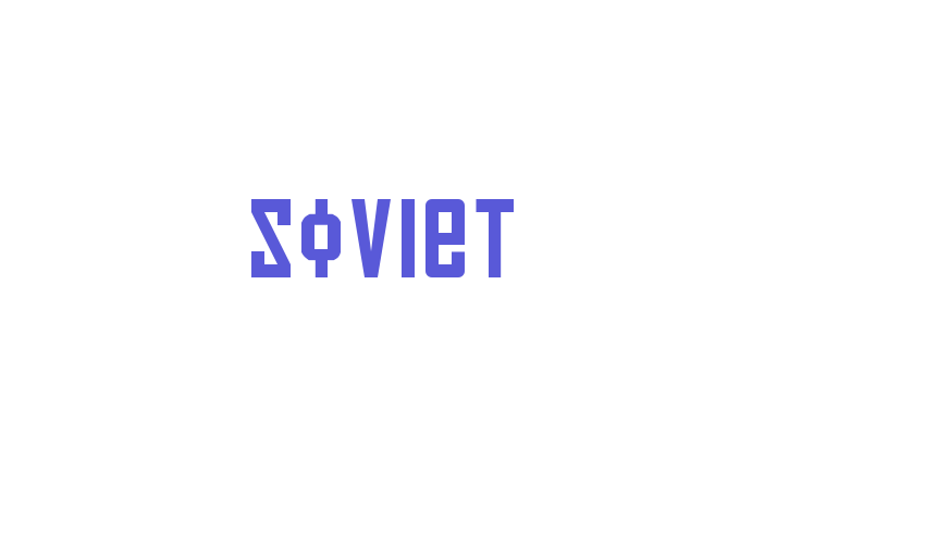 Soviet Font Download