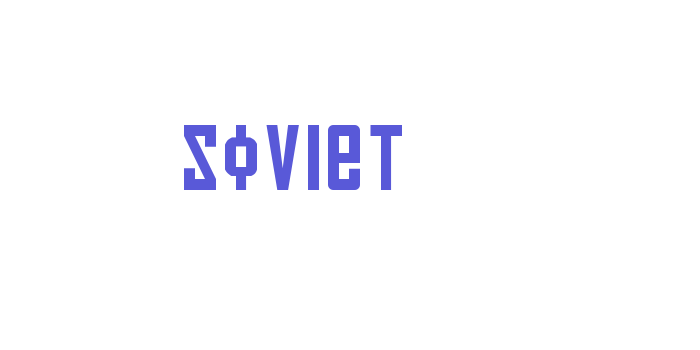 Soviet Font Download