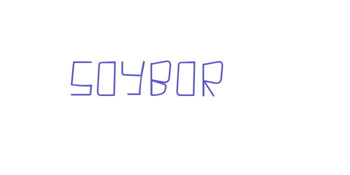 Soybor Font