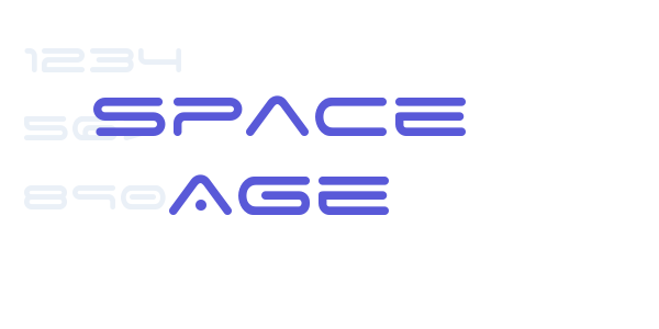 Space Age font free