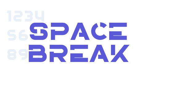 Space Break font