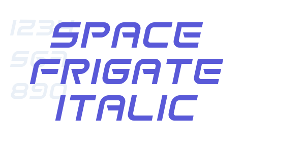 Space Frigate Italic font free