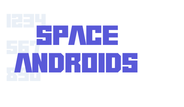 Space Androids Font