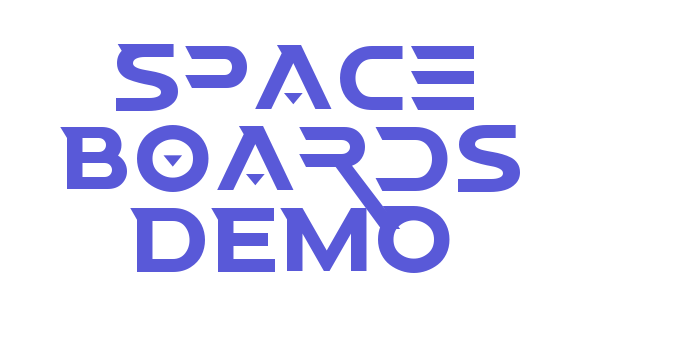 Space Boards DEMO Font Download