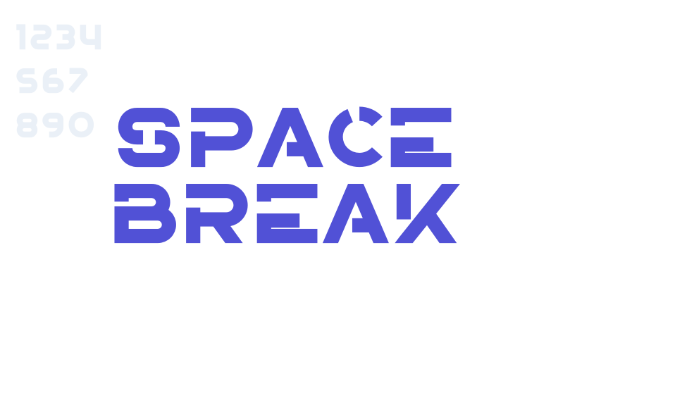 Space Break-font-download