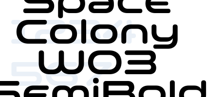 Space Colony W03 SemiBold