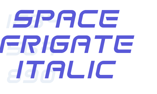 Space Frigate Italic Font Download