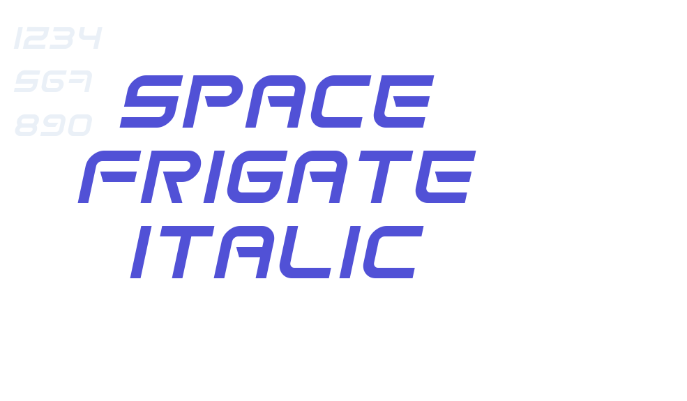 Space Frigate Italic-font-download