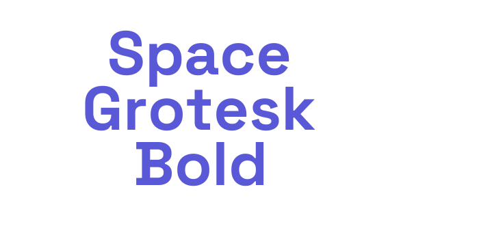 Space Grotesk Bold Font Download