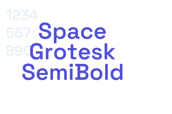 Space Grotesk SemiBold