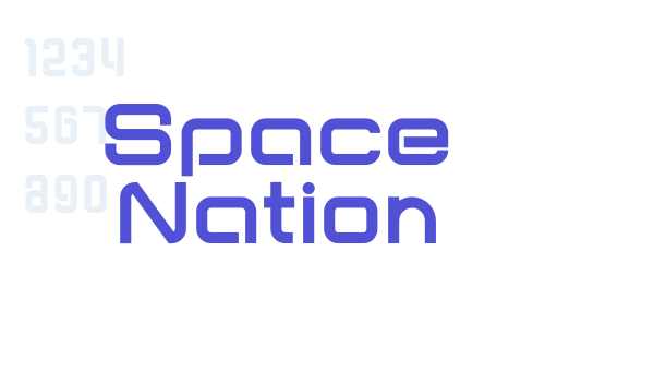 Space Nation font download