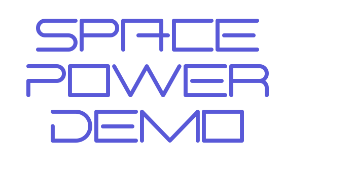 Space Power Demo Font