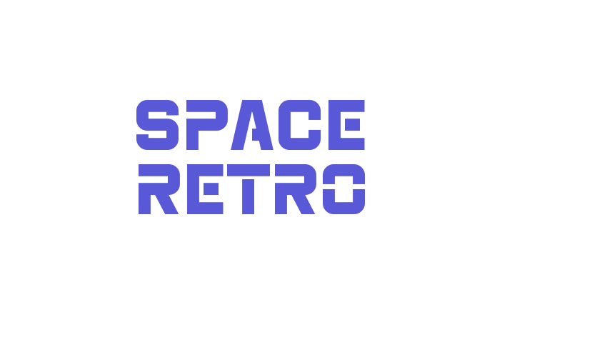 Space Retro Font Download