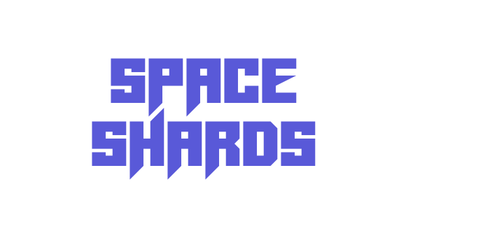 Space Shards Font