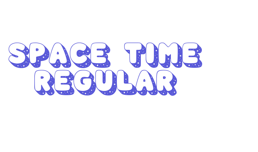 Space Time Regular Font Download