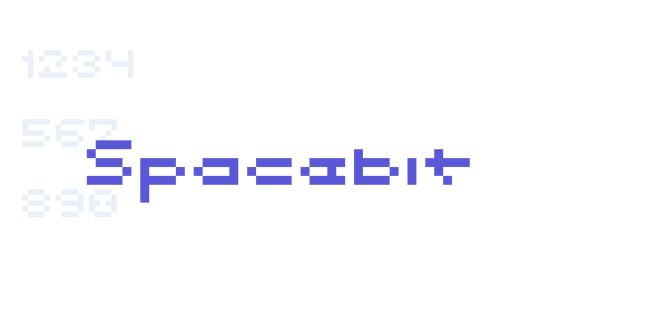 Spacebit font free