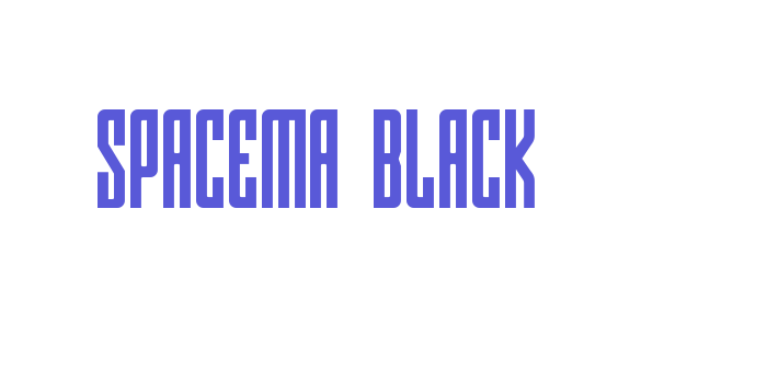 Spacema Black Font Download