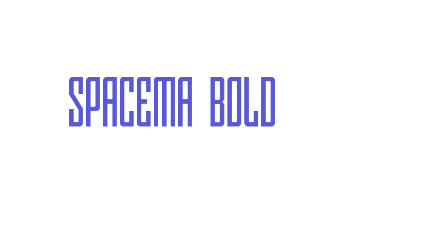 Spacema Bold Font