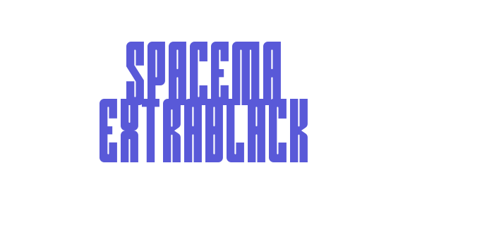 Spacema ExtraBlack Font Download