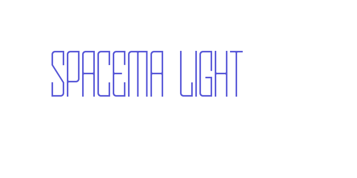 Spacema Light Font Download