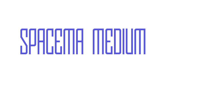 Spacema Medium Font Download