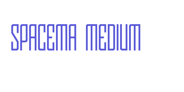 Spacema Medium Font