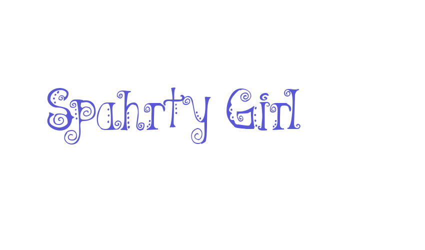 Spahrty Girl Font Download