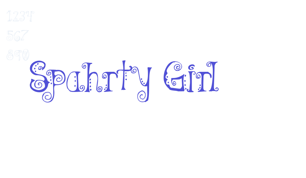 Spahrty Girl-font-download