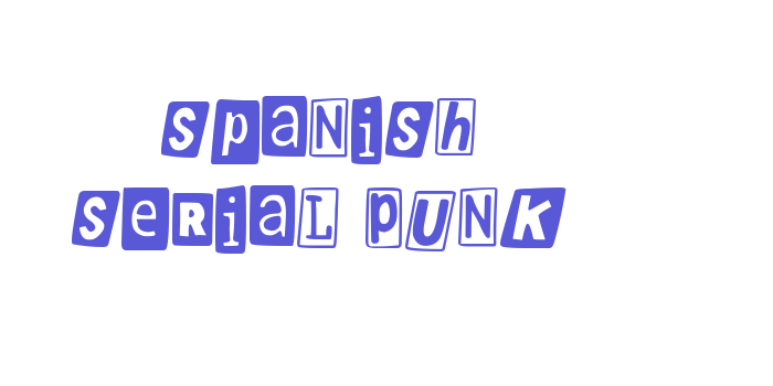 Spanish Serial Punk Font Download