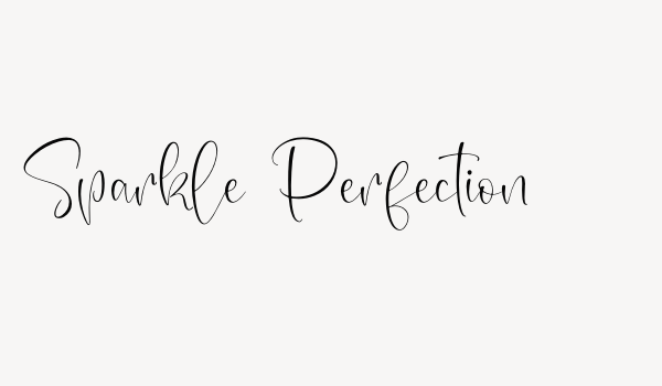 Sparkle Perfection Font